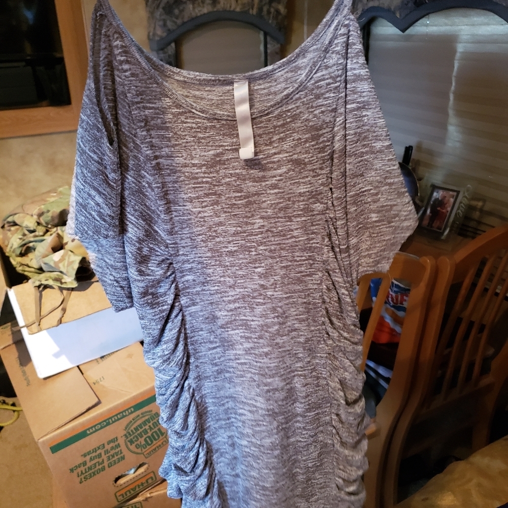 Gray shirt
